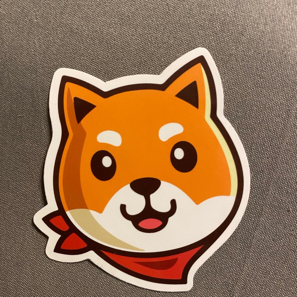 🌈20/$5🌈 Cute Orange Dog Sticker
